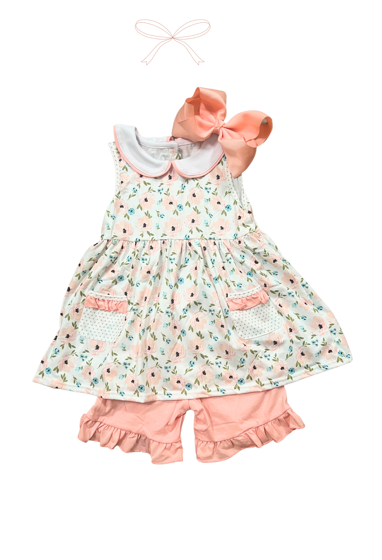 Peachy Keen Shorts Set