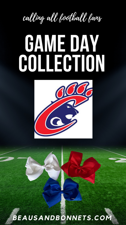 Red, Blue, and White Game Day Bow Bundle