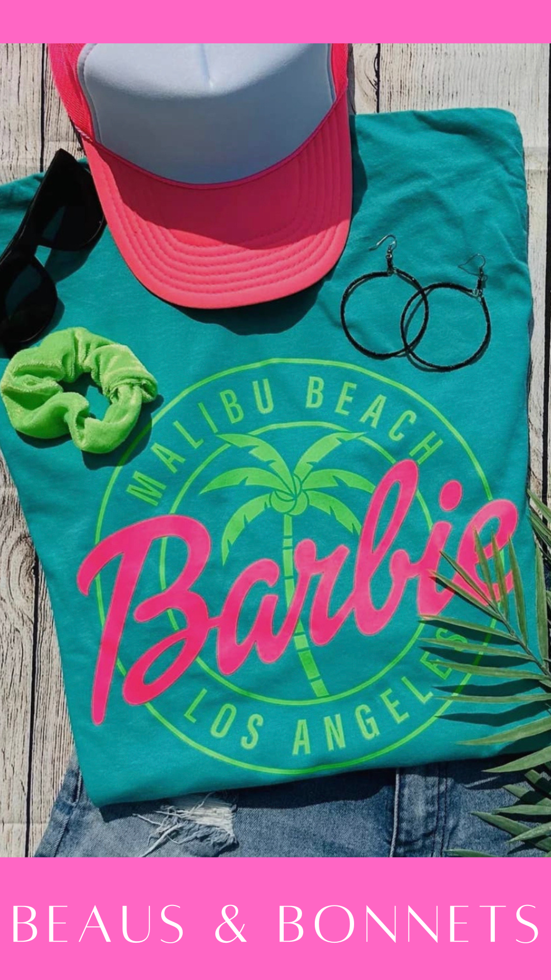 Malibu Beach Barbie Graphic Tee