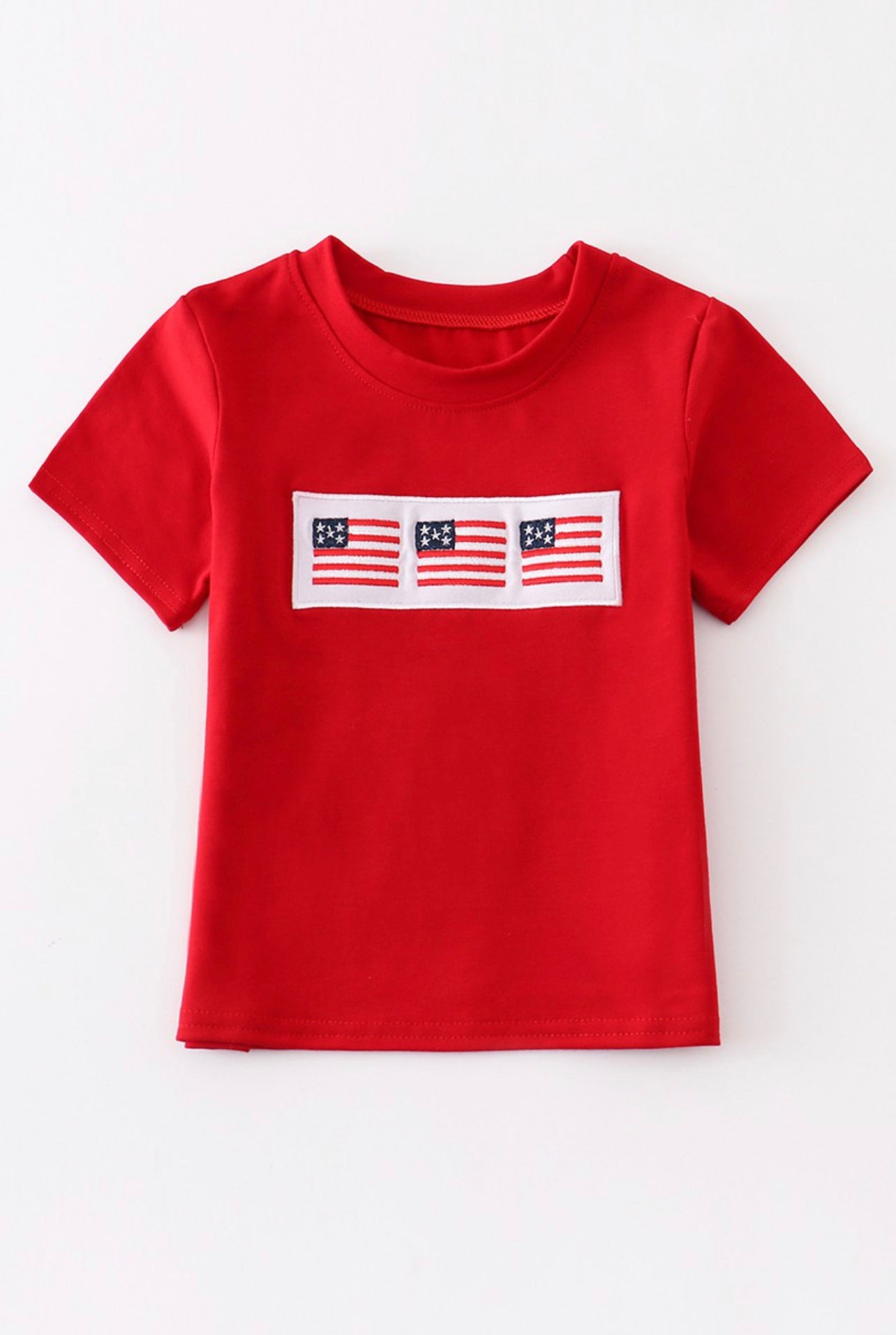 Boy’s Embroidered Flag Shirt