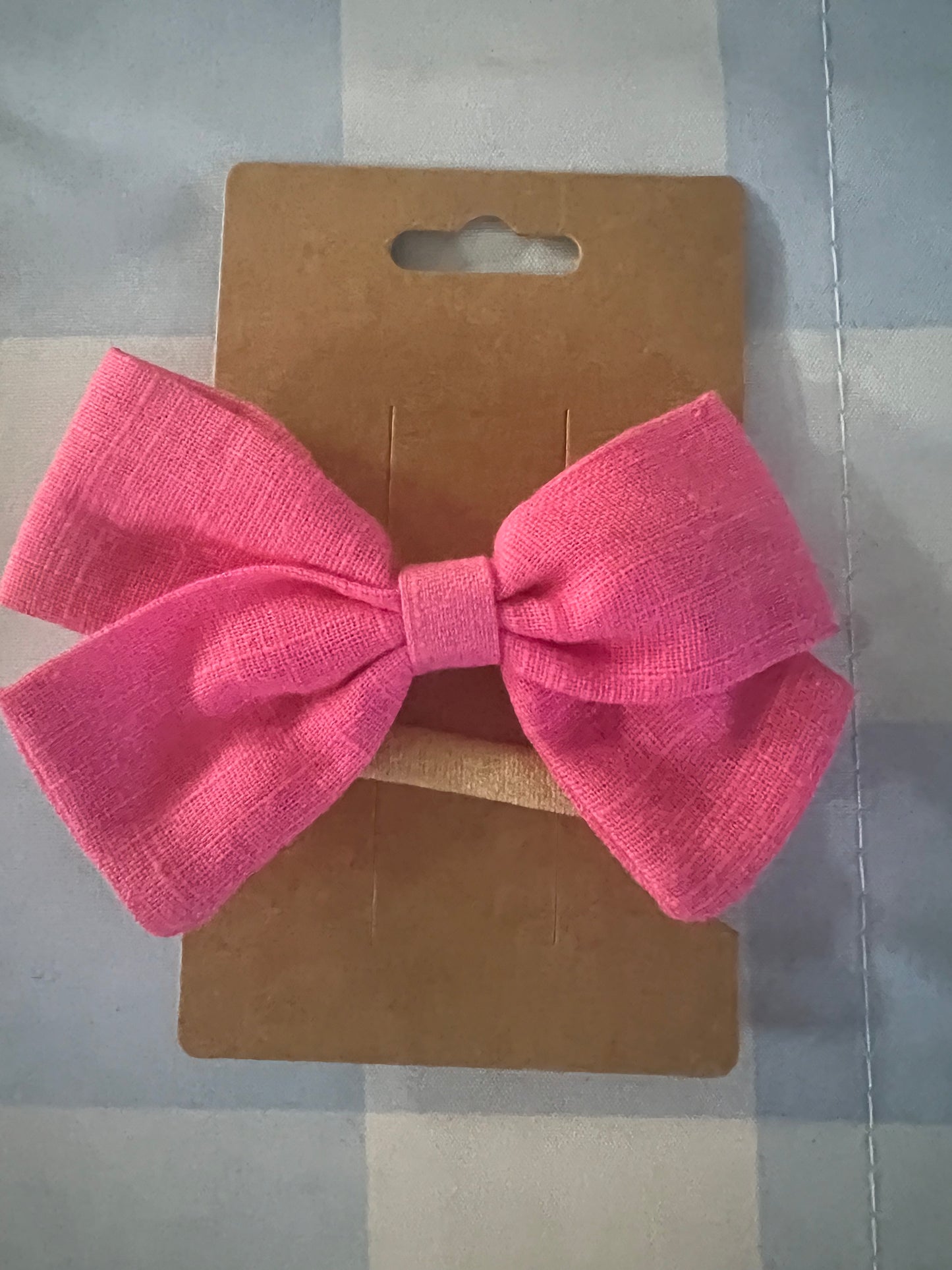 Bright Pink Baby Headband Bow