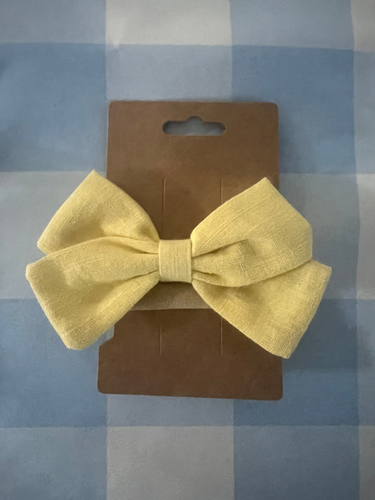 Yellow Baby Headband Bow