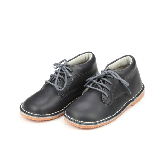 Preorder Tuck Mid-Top Lace Up Shoe Slate