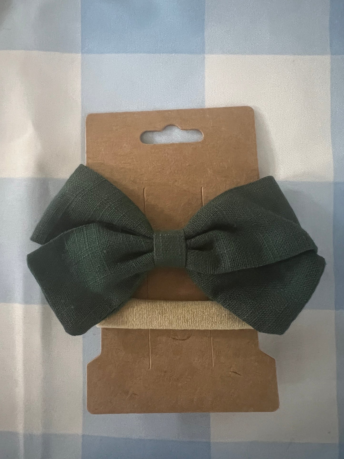 Army Green Baby Headband Bow